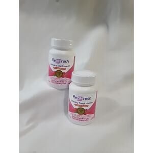 Rephresh Cranberry Urinary Tract Health Plus Immune Support D + Zinc 2 Bottles